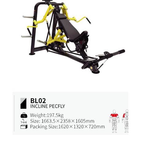 Pec fly inclinado BL02