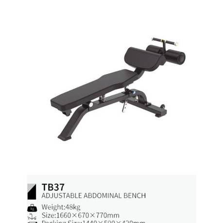 Banco abdominal ajustable TB37