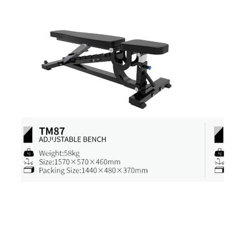 Banco ajustable TM87