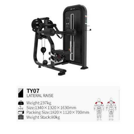 Elevaciones laterales TY07